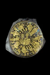Goldschalenfragment, 4. Jahrhundert (Glas)